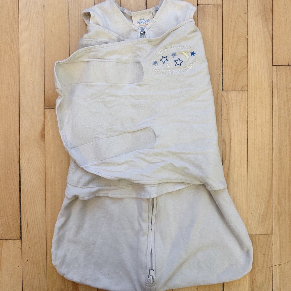 Halo Cream Velcro Sleep Sack